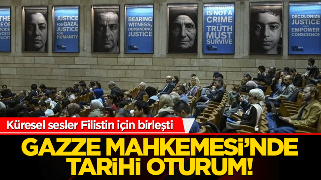 Gazze Mahkemesi’nde tarihi oturum! Küresel sesler Filistin için birleşti