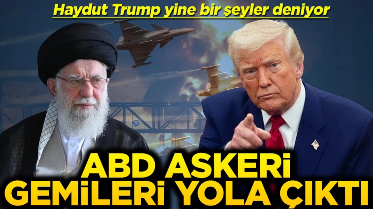 Haydut Trump yine bir şeyler deniyor ABD askeri gemileri yola çıktı