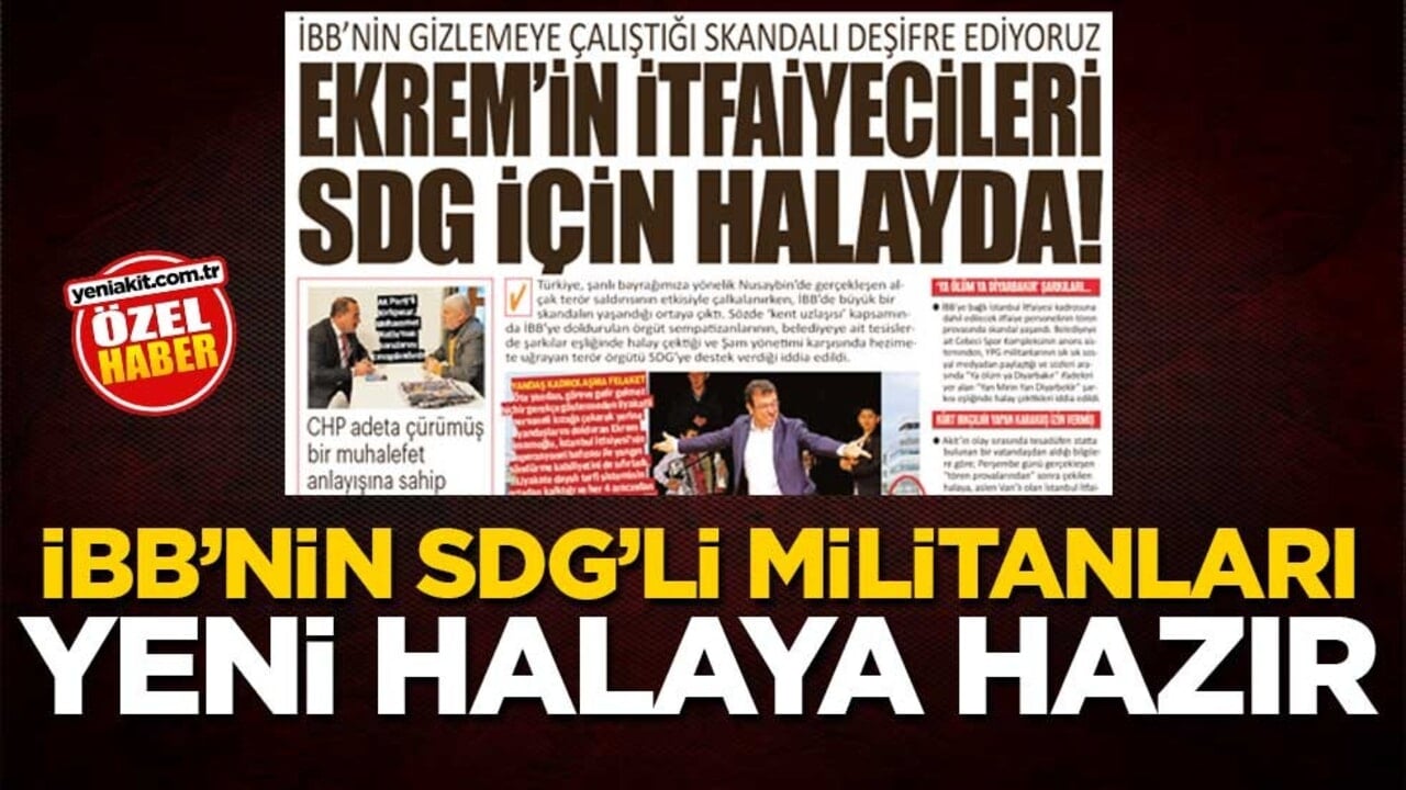 İBB’nin SDG’li militanları yeni halaya hazır