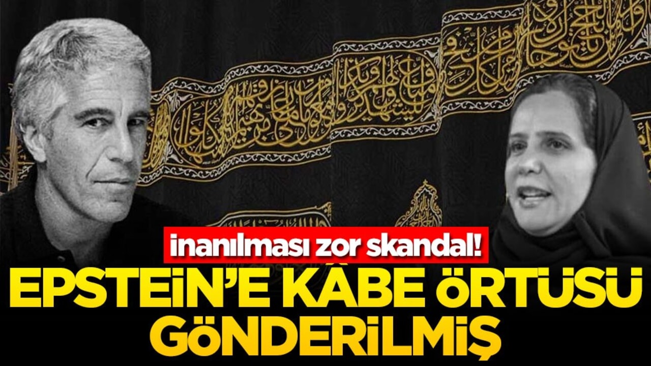 İnanılması zor skandal! Epstein’e Kâbe örtüsü gönderilmiş