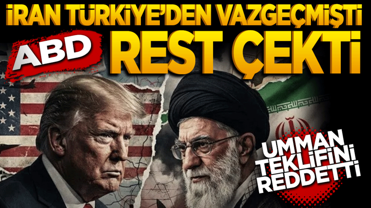 İran Türkiye’den vazgeçmişti! ABD rest çekti