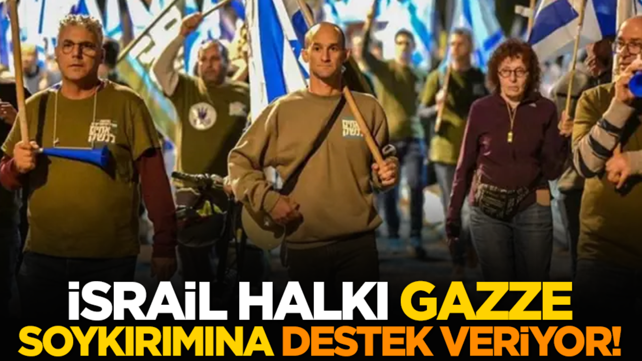 İsrail Halkı, Gazze Soykırımına Destek Veriyor!
