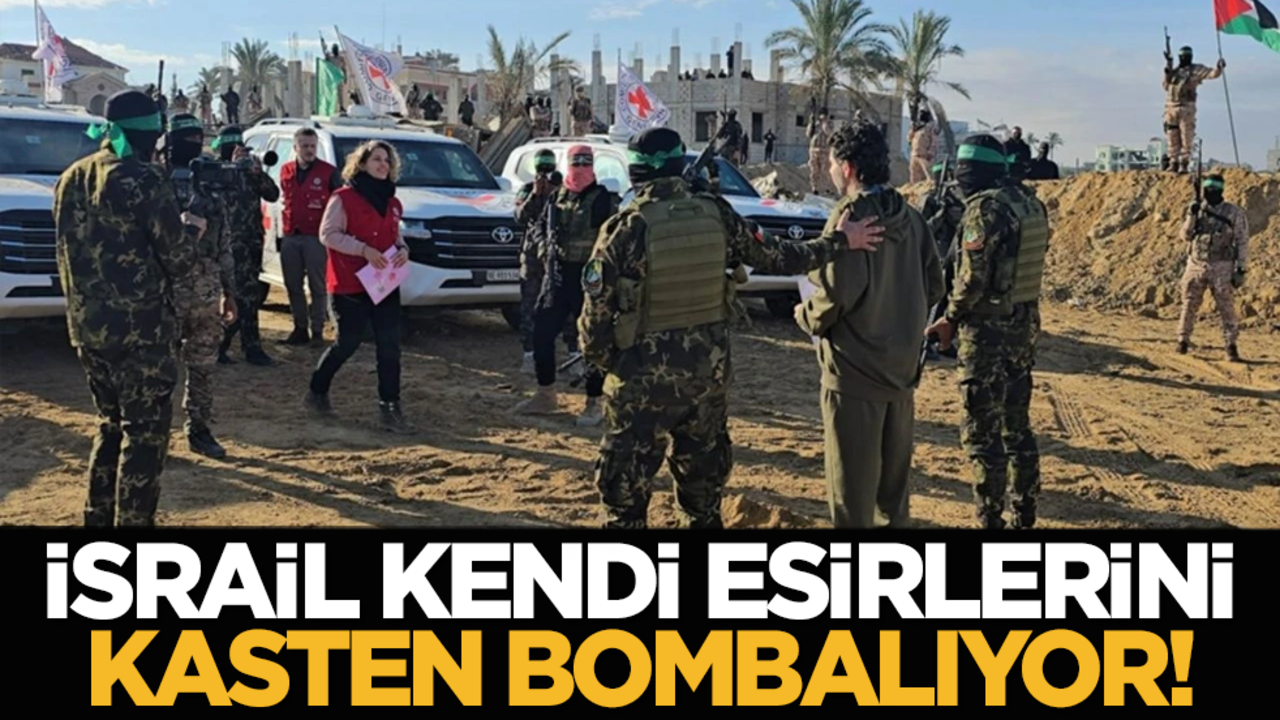 İsrail kendi esirlerini kasten bombalıyor!