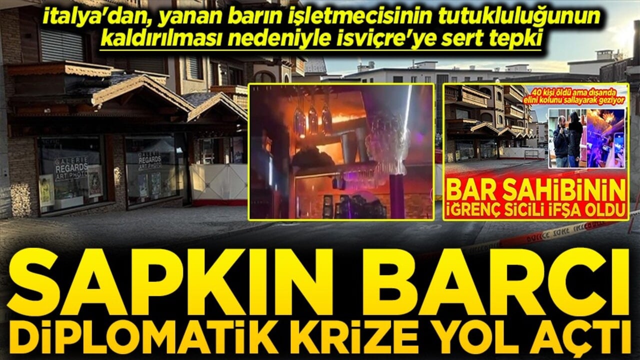 İtalya'dan, İsviçre'ye sert tepki Sapkın barcı diplomatik krize yol açtı