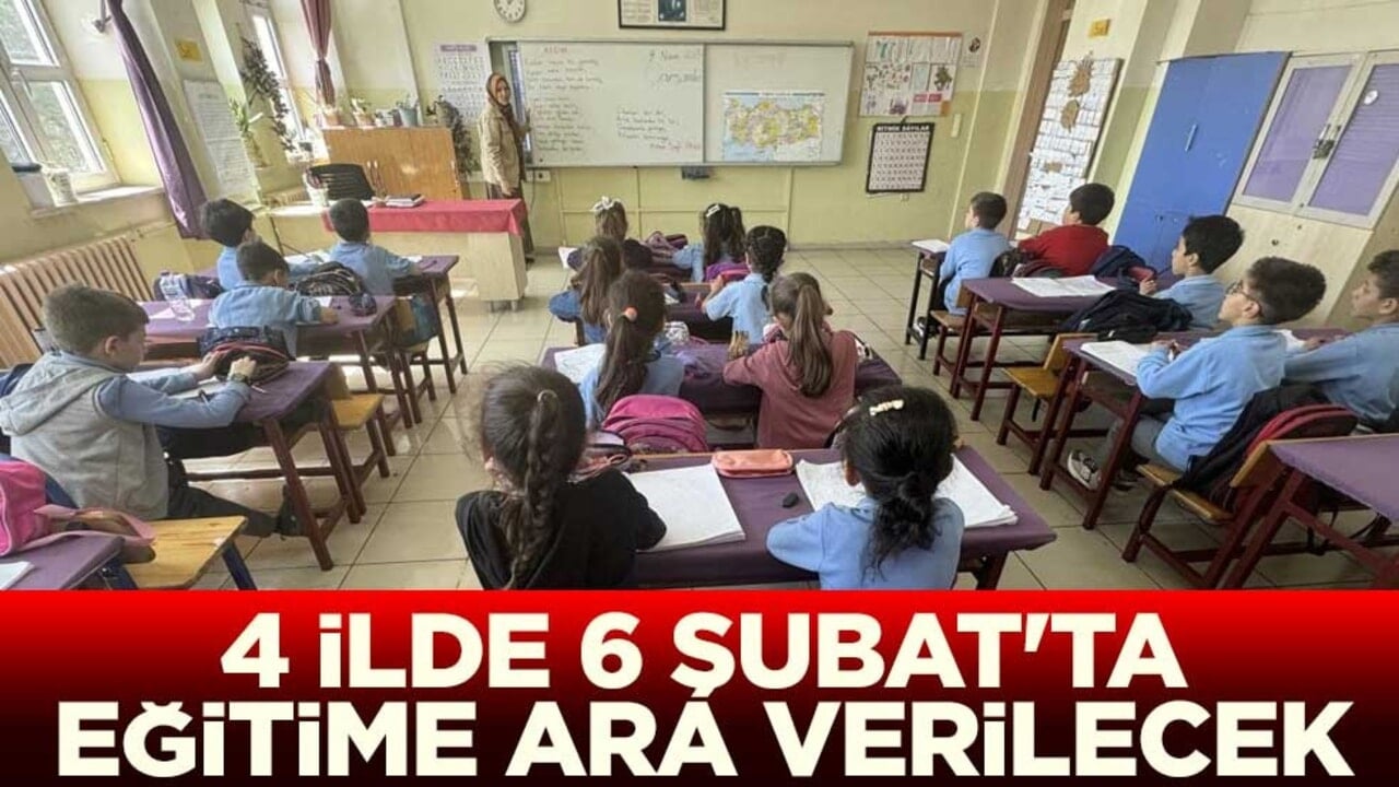 Kahramanmaraş, Osmaniye, Adıyaman ve Gaziantep'te 6 Şubat'ta eğitime ara verilecek