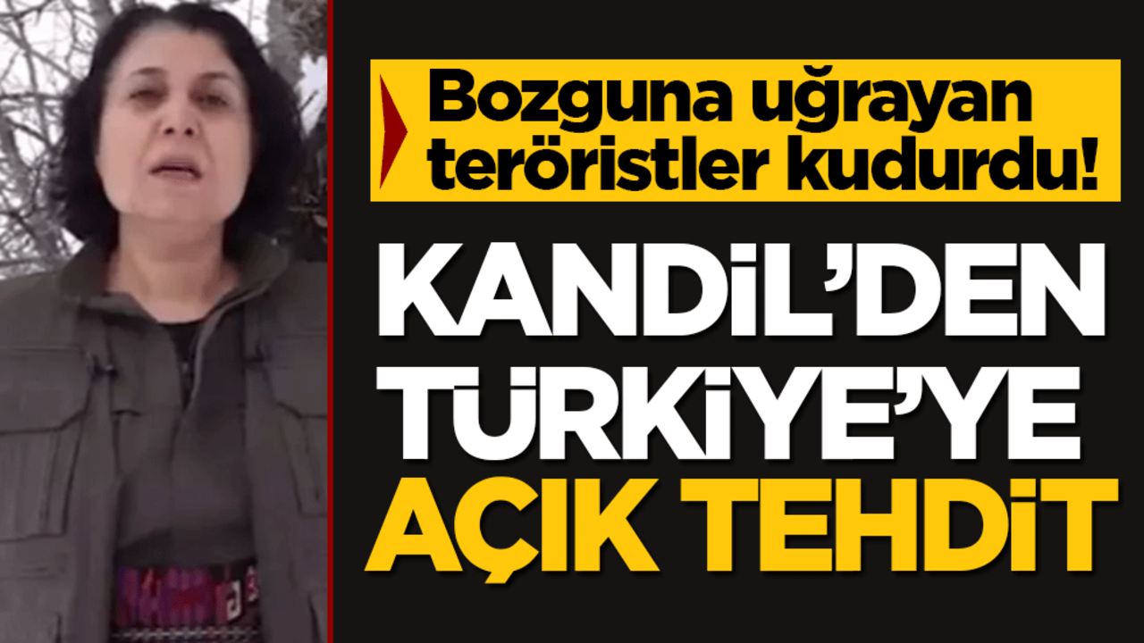 Kandil’den Türkiye’ye açık tehdit: Bozguna uğrayan teröristler kudurdu!