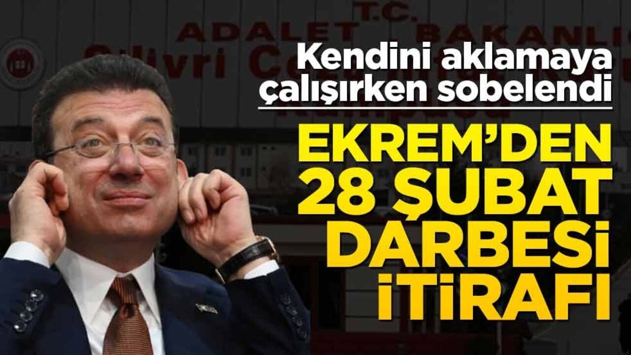 Kendini aklamaya çalışırken sobelendi! Ekrem’den 28 Şubat darbesi itirafı