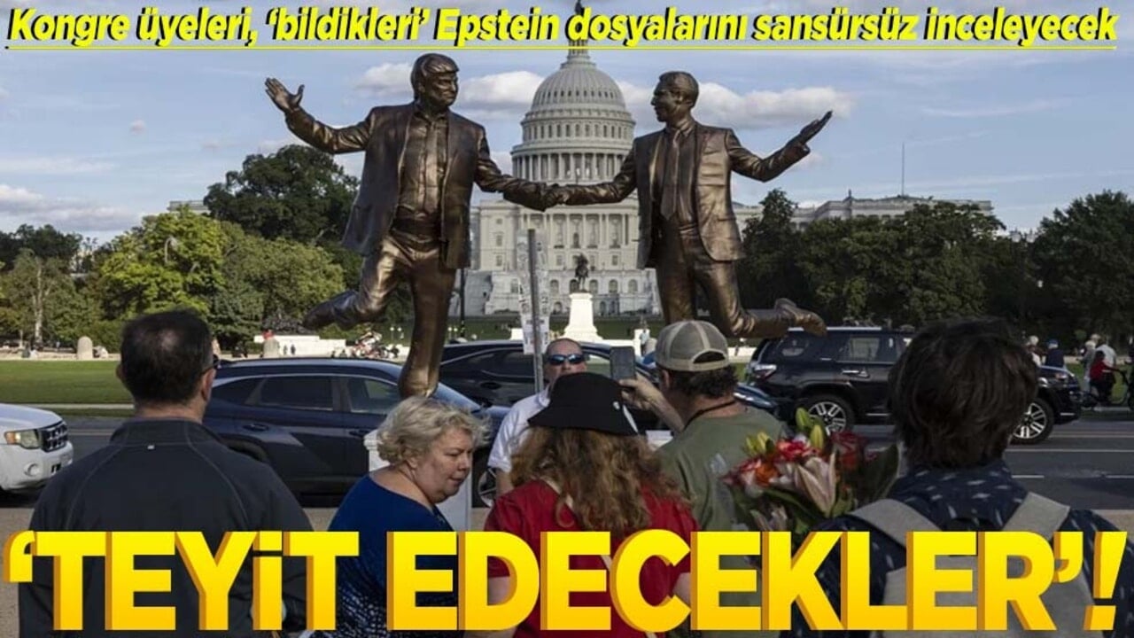 Kongre üyeleri, ‘bildikleri’ Epstein dosyalarını sansürsüz inceleyebilecek 'Teyit edecekler'!