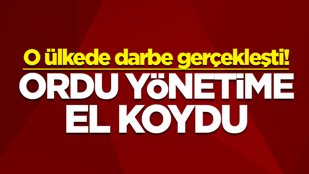 Madagaskar'da darbe gerçekleşti! Ordu yönetime el koydu
