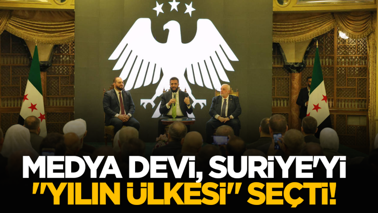 Medya devi, Suriye'yi "yılın ülkesi" seçti!