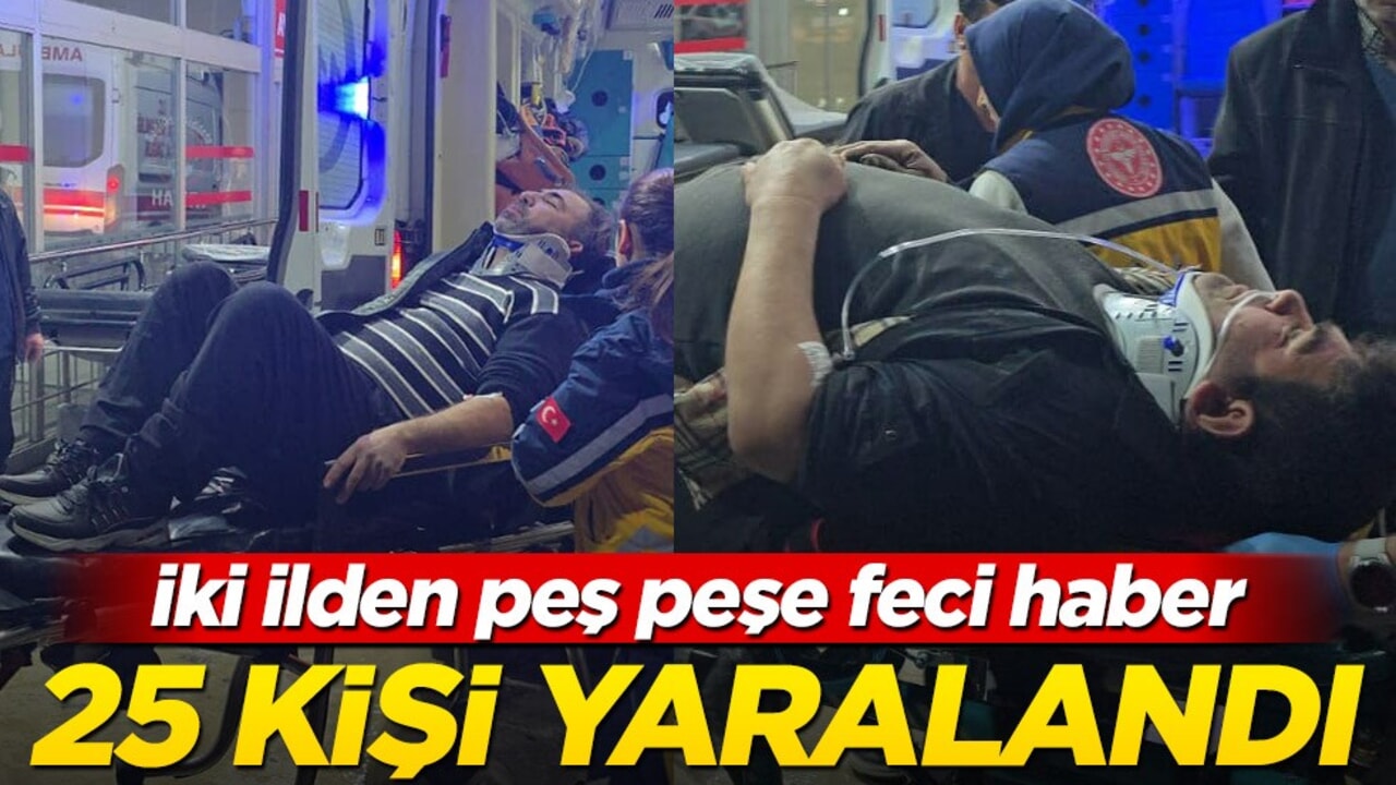 Mersin ve Adana’dan peş peşe feci haberler! 25 yaralı var