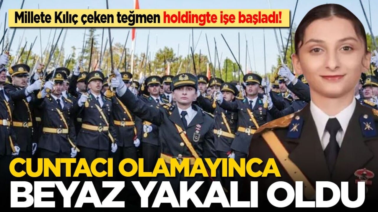 Millete Kılıç çeken teğmen holdingte işe başladı! Cuntacı olamayınca beyaz yakalı oldu!