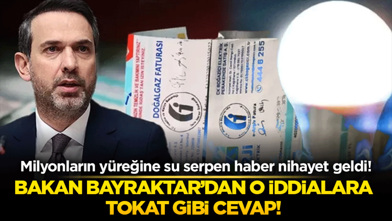 Milyonların yüreğine su serpen haber nihayet geldi! Bakan Bayraktar’dan o iddialara tokat gibi cevap!