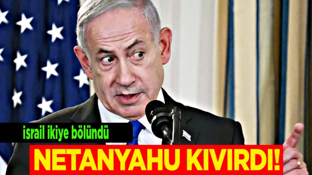 Netanyahu kıvırdı İsrail ikiye bölündü! Teröristbaşı için birbirlerine girdiler!