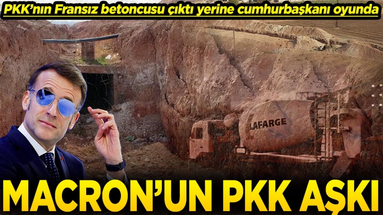 PKK’nın Fransız betoncusu çıktı yerine cumhurbaşkanı oyunda Macron'un PKK aşkı