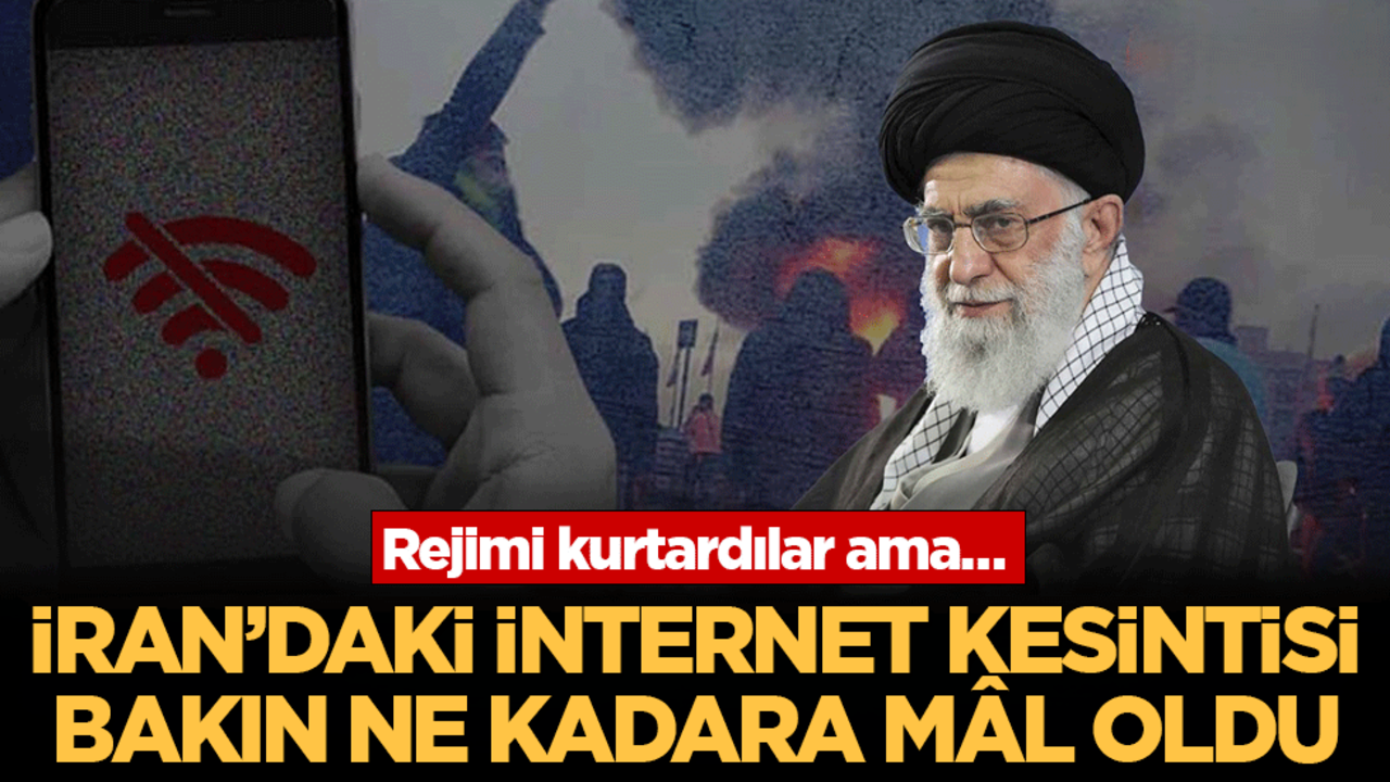 Rejimi kurtardılar ama… İran’daki internet kesintisi bakın ne kadara mal oldu