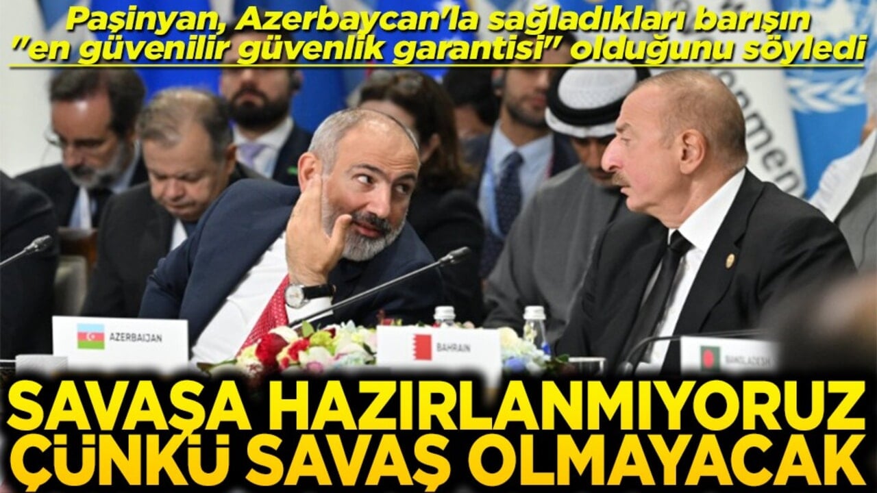 Savaşa hazırlanmıyoruz çünkü savaş olmayacak