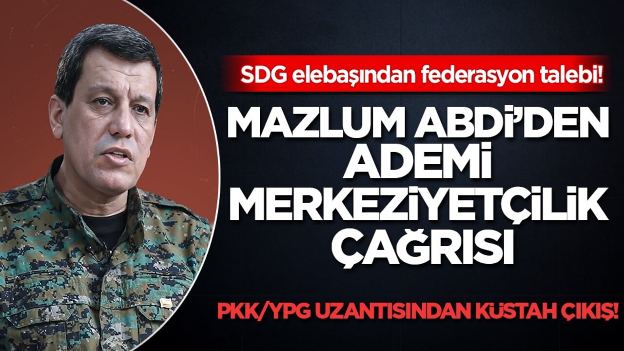 SDG elebaşı Mazlum Abdi’den ademi merkeziyetçilik çıkışı