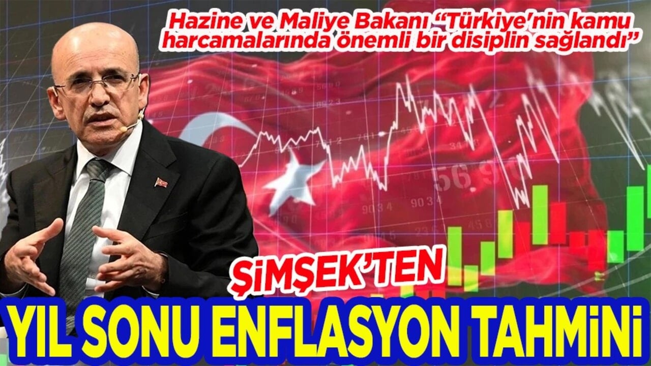 Şimşek'ten yıl sonu enflasyon tahmini