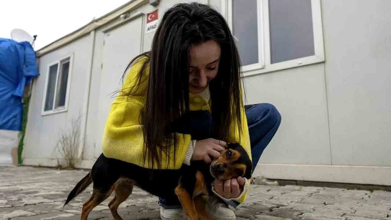 Sosyal medyada viral olan Boncuk: Deprem sonrası umut