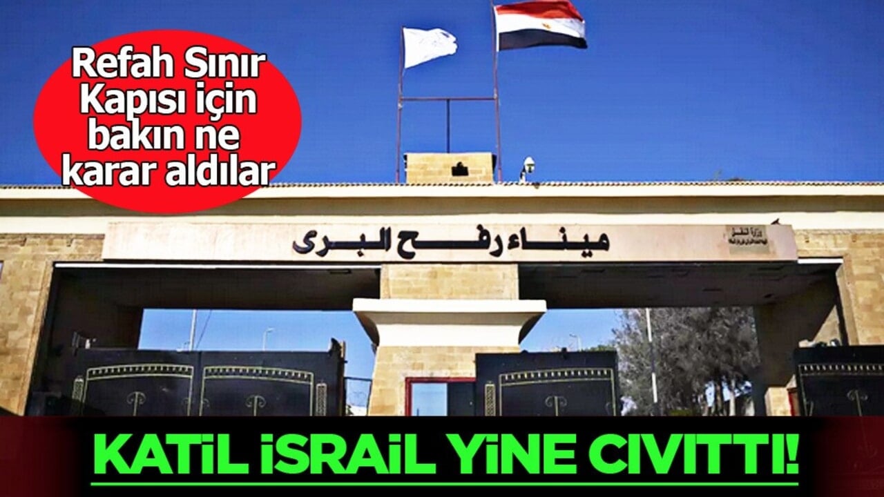 Soykırımcı İsrail sözünden döndü! İsrail basını: Refah Sınırı açılmayacak... Duyurdular