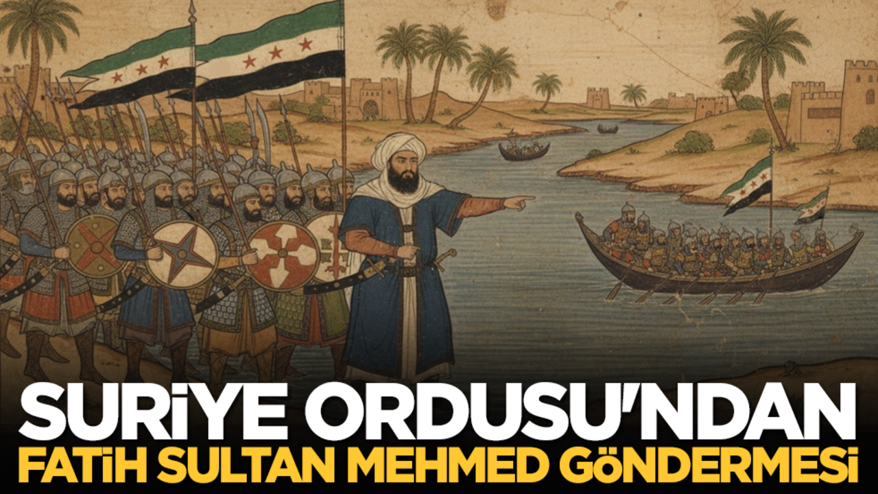 Suriye Ordusu'ndan Fatih Sultan Mehmed Göndermesi