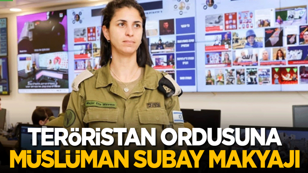 Teröristan ordusuna Müslüman kadın subay makyajı