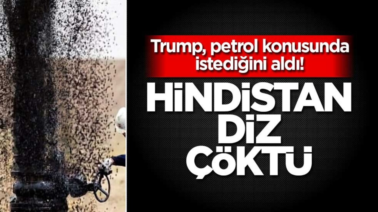 Trump, Rusya mücadelesinde istediğini aldı! Hindistan diz çöktü