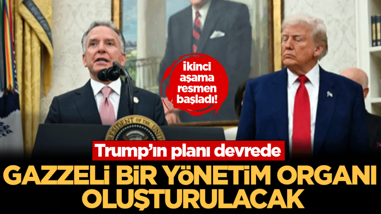 Trump’ın planı devrede! Witkoff: "Gazzeli bir yönetim organı oluşturulacak."