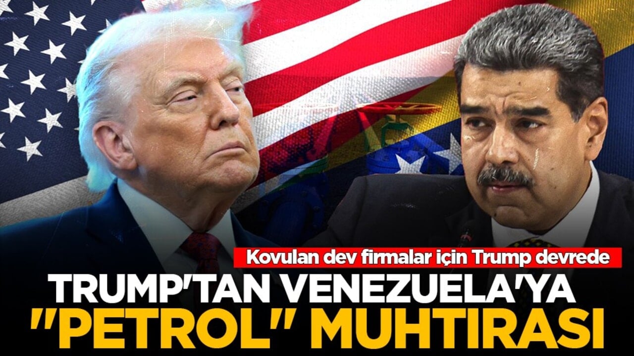 Trump'tan Venezuela'ya "Petrol haklarımızı geri istiyoruz" tehdidi