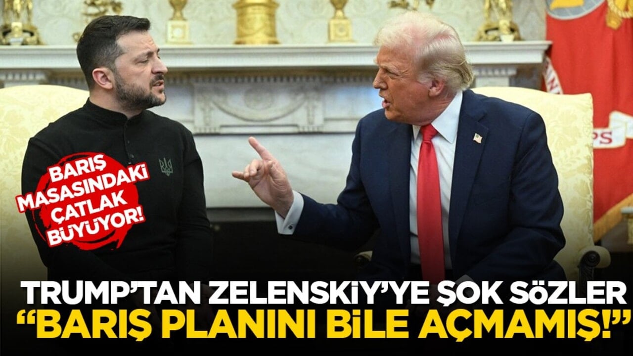 Trump’tan Zelenskiy’ye barış müzakeresi tepkisi: "Barış teklifini henüz okumamış olması beni biraz hayal kırıklığına uğrattı"
