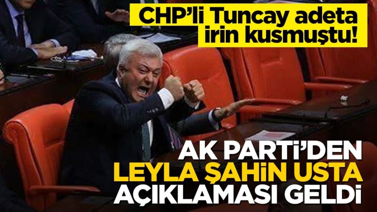 Tuncay Özkan adeta irin kusmuştu!.. AK Parti’den ‘Leyla Şahin Usta’ açıklaması geldi