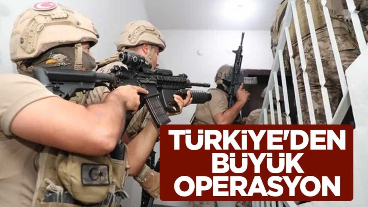 Türkiye'den büyük operasyon