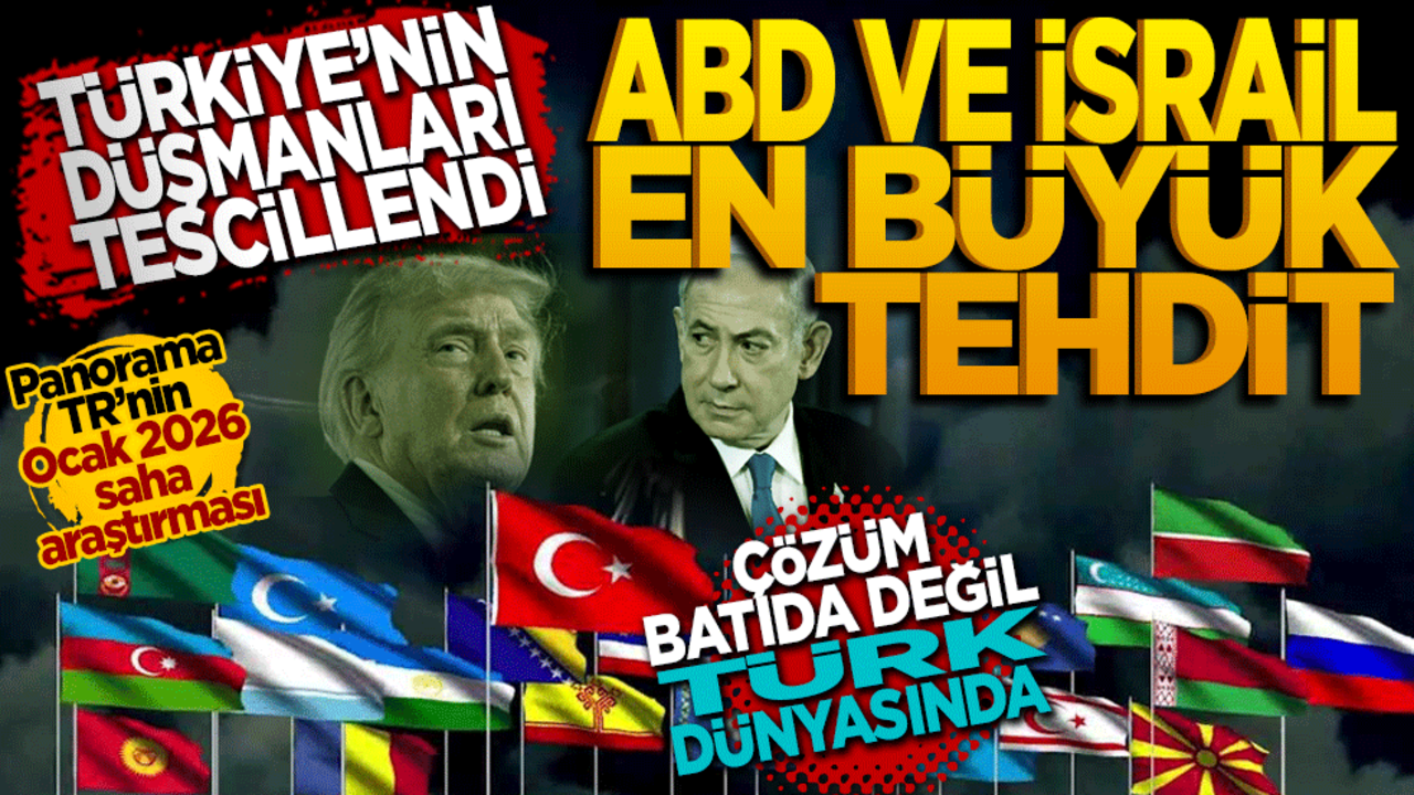 Türkiye'nin asıl düşmanları tescillendi: ABD ve İsrail en büyük tehdit!