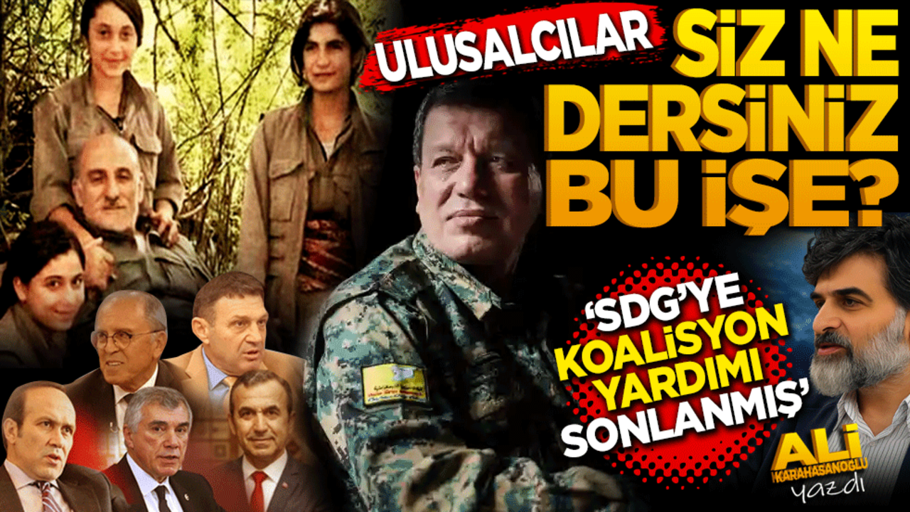 Ulusalcılar, siz ne dersiniz bu işe: SDG’ye koalisyon yardımı sonlanmış!