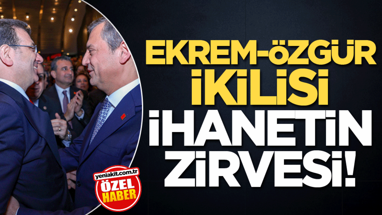 Yolsuzluk ve rüşvete cevap vermek yerine iftiralara sarıldılar! Ekrem-Özgür ikilisi ihanetin zirvesi
