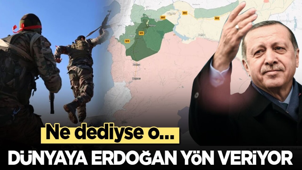 YPG/SDG temizliğinin ardından Cumhurbaşkanının 11 yıl önceki sözünü hatırlattı: Ne dediyse o! Dünyaya Erdoğan yön veriyor