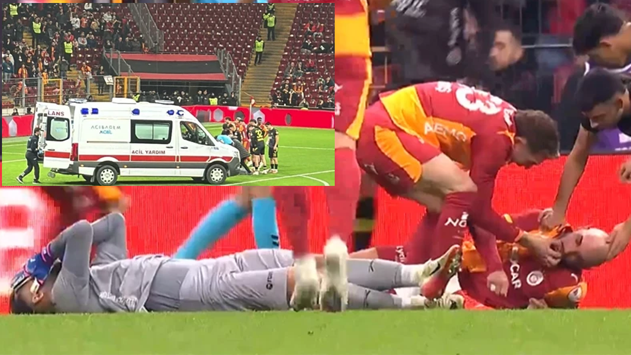 Ambulans sahaya daldı: Ahmed Kutucu ve İsa Doğan fena çarpıştı!