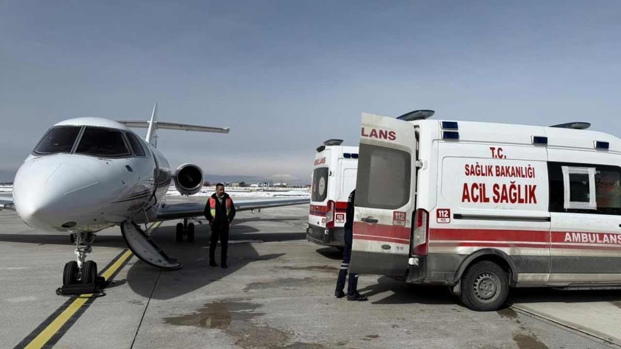 Bebekler için ambulans helikopter havalandı