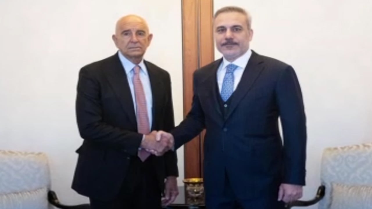 Dışişleri Bakanı Hakan Fidan, Tom Barrack'ı kabul etti