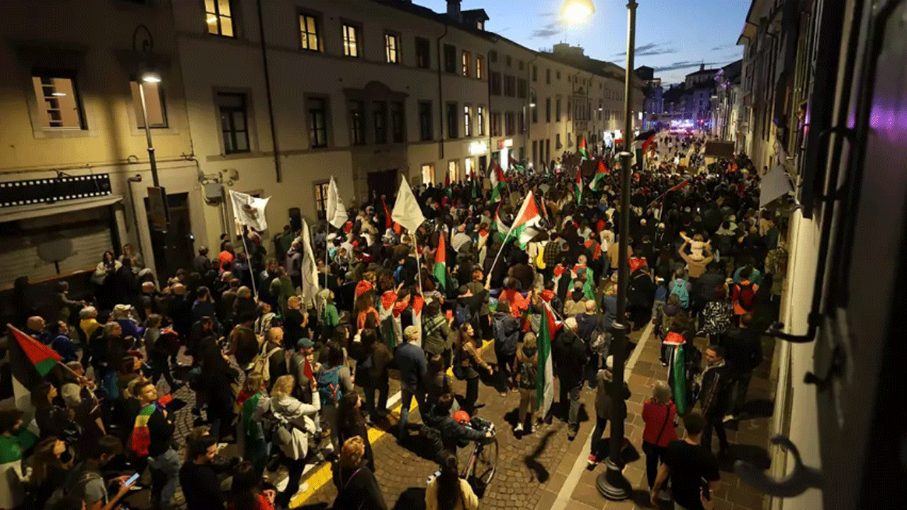 İtalya’nın İsrail’i 3-0 yendiği maçta 10 bin gösterici stadyumu bastı: FİFA’dan atın bunları...