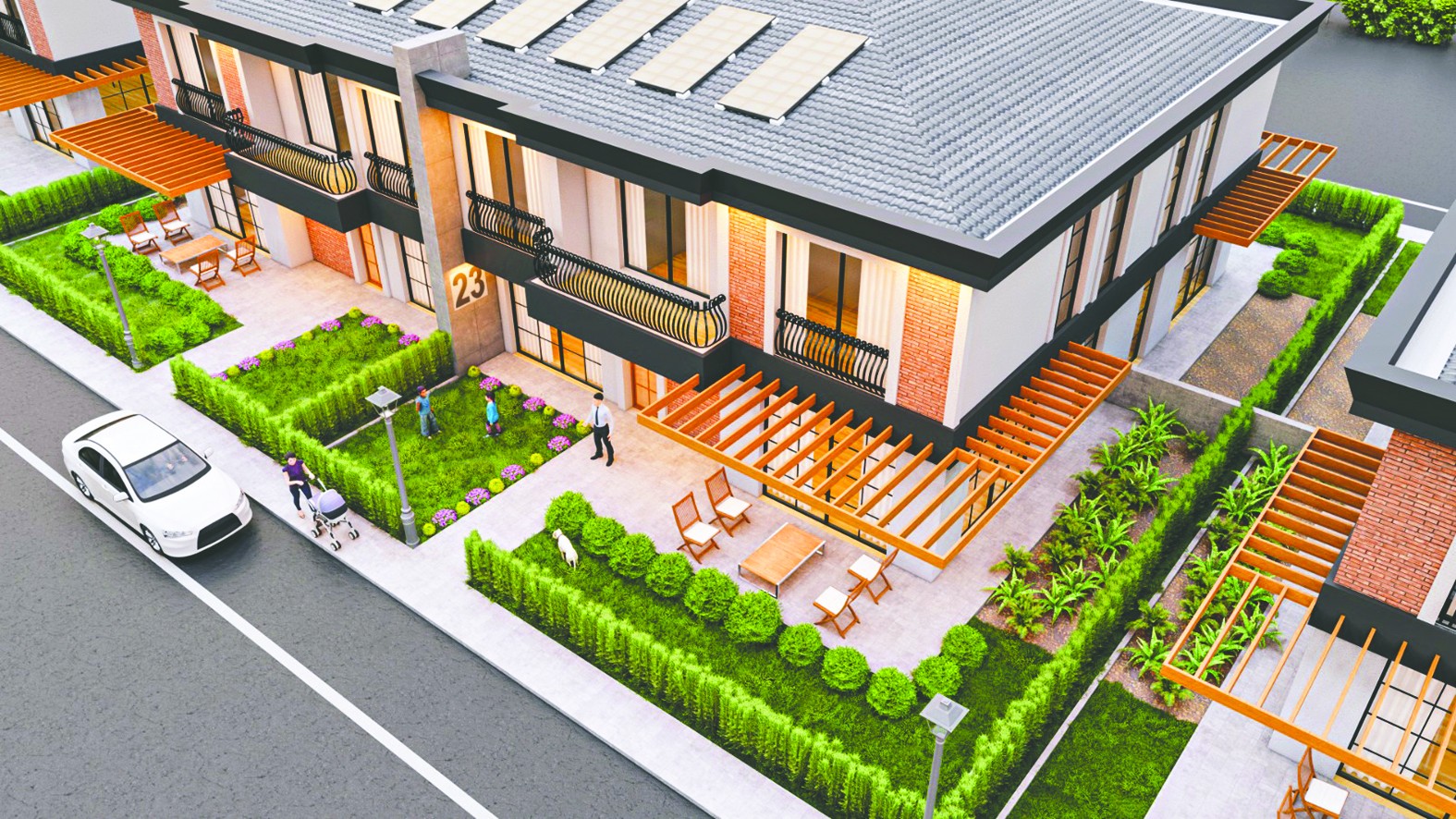 Melikgazi Belediyesi’nin örnek yaşam alanı altınoluk Bahçeli Evler