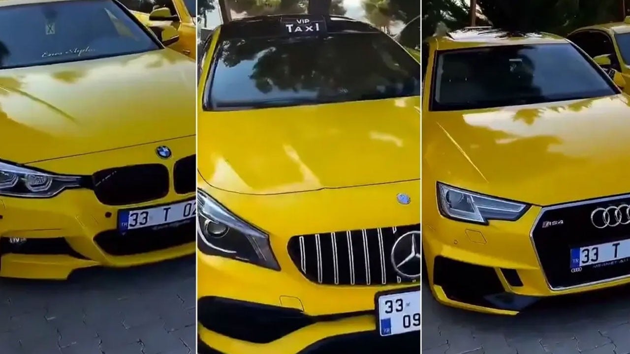 Mersin’de lüks taksi çılgınlığı