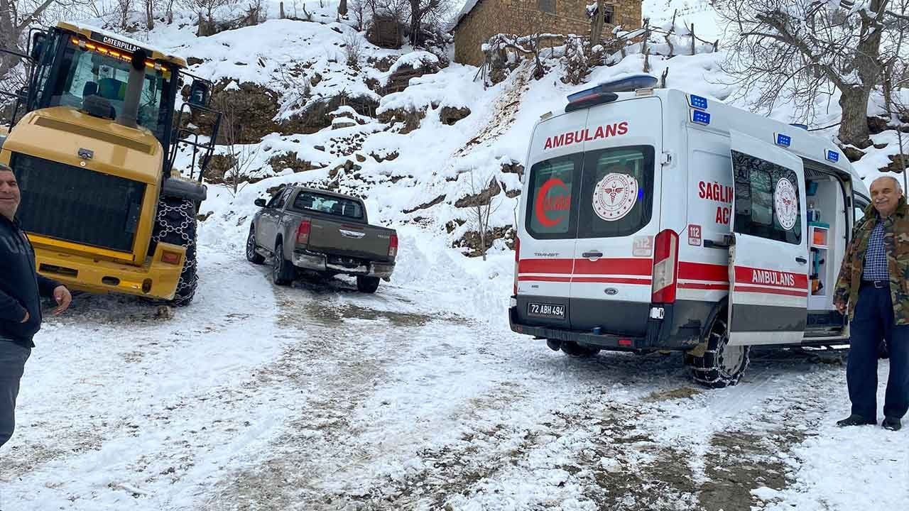O köyden yükselen yardım çığlığına ekipler böyle yetişti
