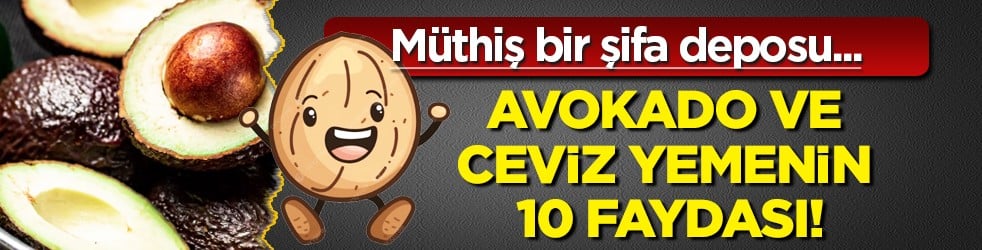 1 numaralı öğün sırrı burada: Kahvaltıda avokado ve ceviz yemenin 10 faydası
