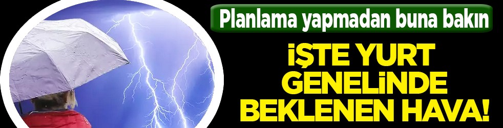 5 günlük hava durumu: Meteoroloji'den O tahmin: Birçok ilimizde kuvvetli kar ve sağanak olacak...