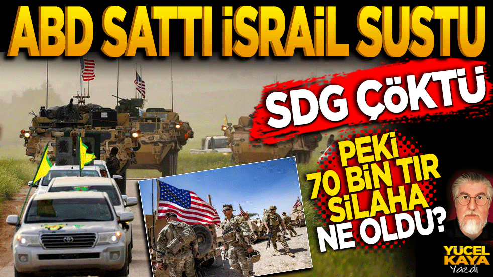 ABD sattı, İsrail sustu, SDG çöktü, peki ya silahlar?