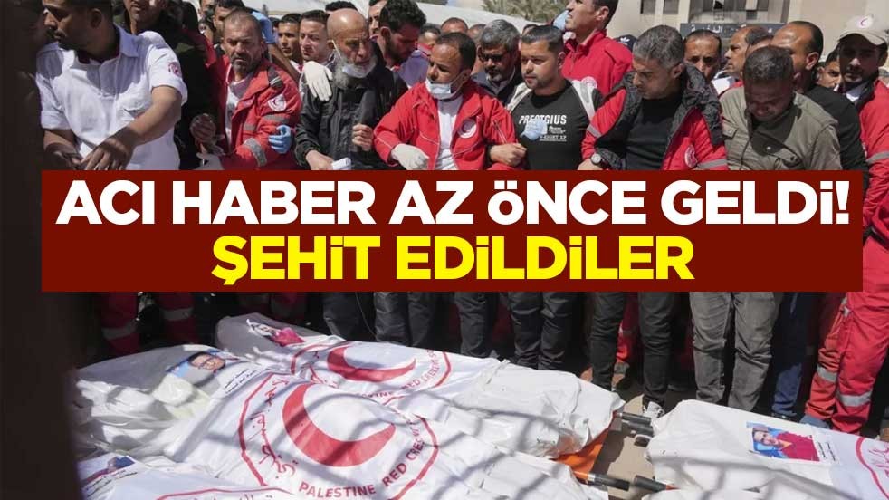 Acı haber az önce geldi! Şehit edildiler