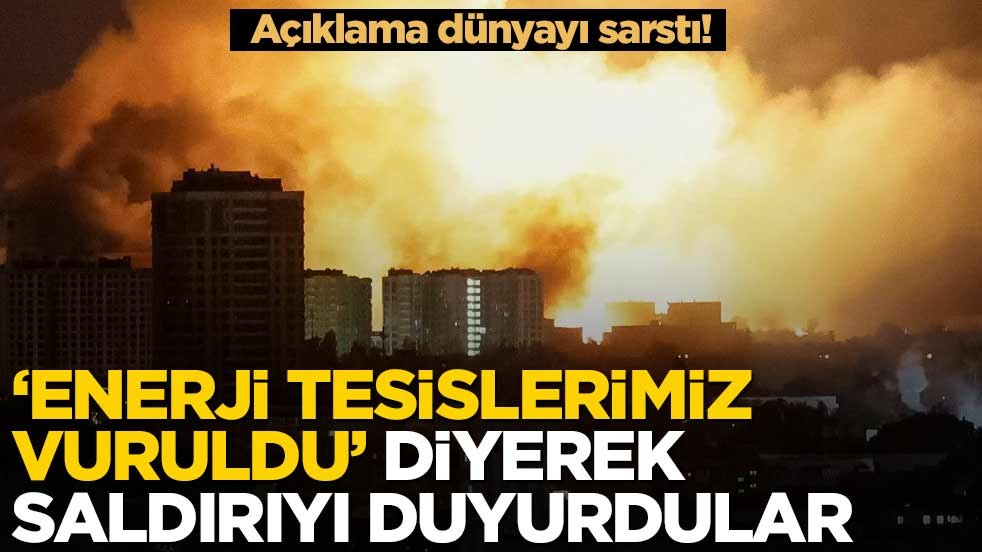 Açıklama dünyayı sarstı! ‘Enerji tesislerimiz vuruldu’ diyerek saldırıyı duyurdular