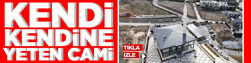 Ankara’da güneş panelleri ile kendi enerjisini üreten cami Kendi kendine yeten cami